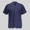 Blouse à pression homme aspect lin Cliclamen Gary's