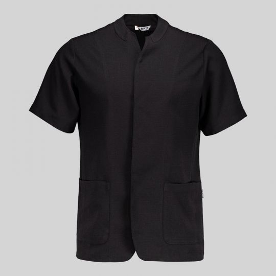 Blouse à pression homme aspect lin Cliclamen Gary's