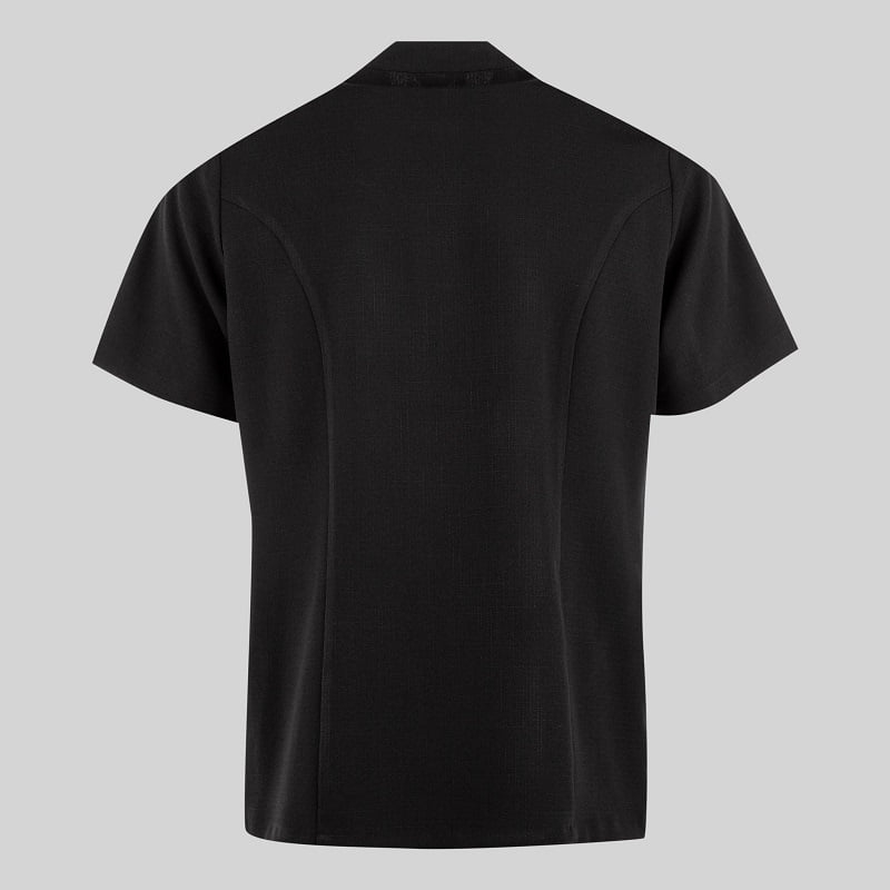Blouse à pression homme aspect lin Cliclamen Gary's
