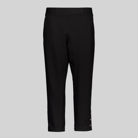 Pantacourt femme aspect lin Gary's