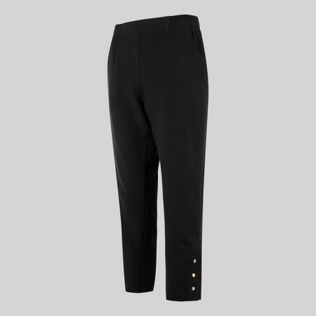 Pantacourt femme aspect lin Gary's