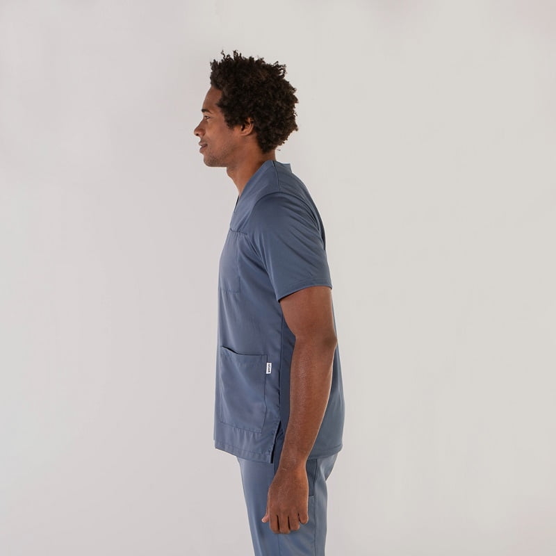 Tunique médicale homme bimatière légère Izan Peach Gary's