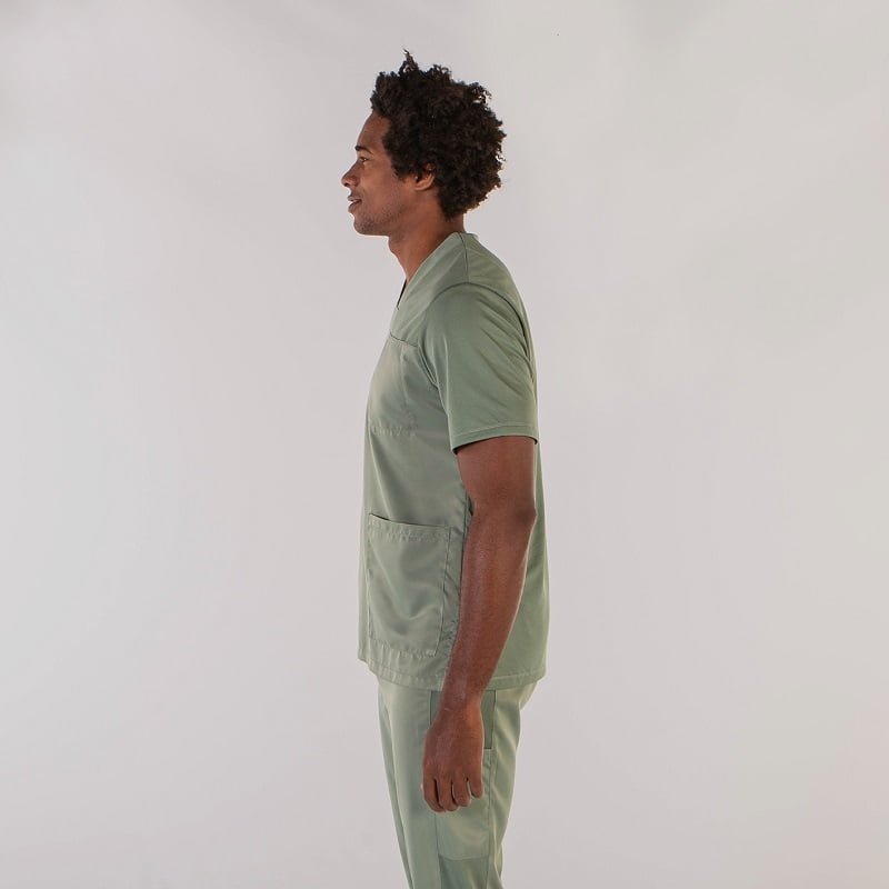 Tunique médicale homme bimatière légère Izan Peach Gary's