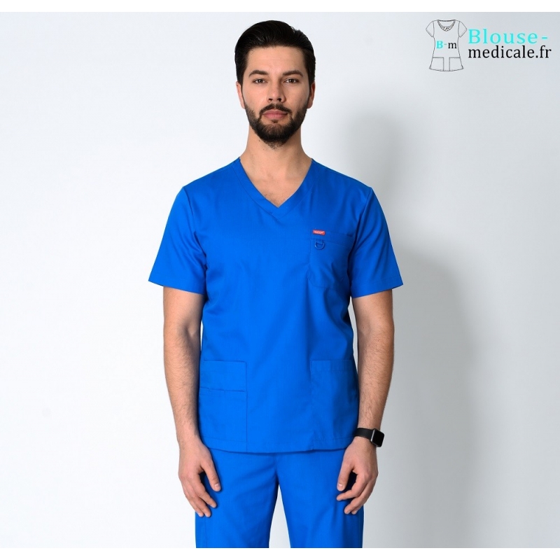 Tunique Unisexe Bleu Royal Orange G3107