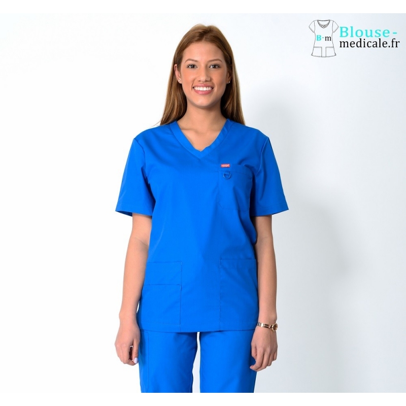 Tunique Unisexe Bleu Royal Orange G3107