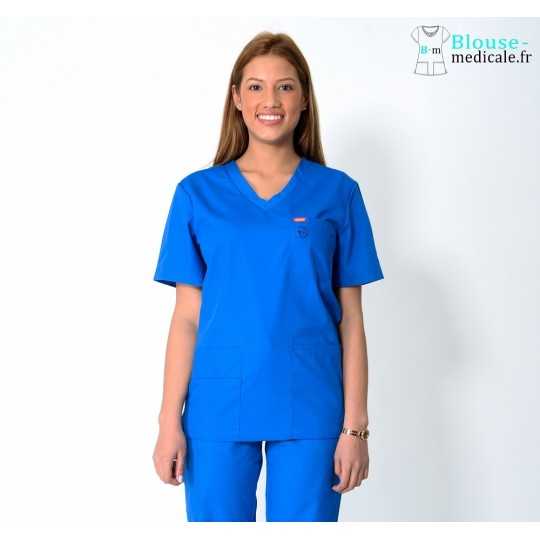 Tunique Unisexe Bleu Royal Orange G3107