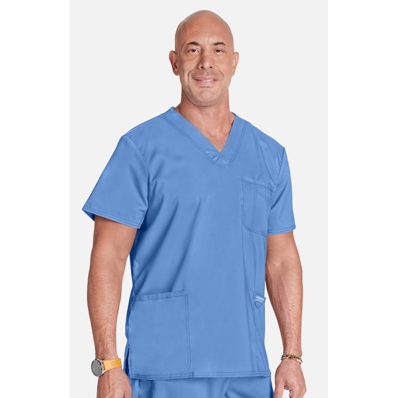 Tunique medicale stretch homme WWE670 Cherokee