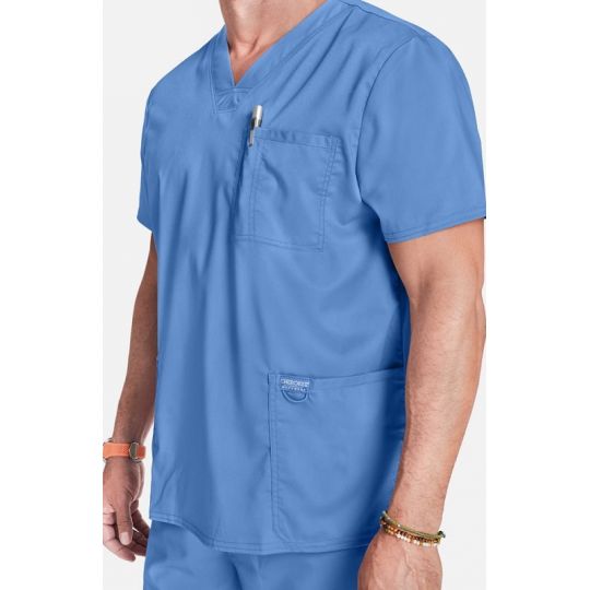 Tunique medicale stretch homme WWE670 Cherokee