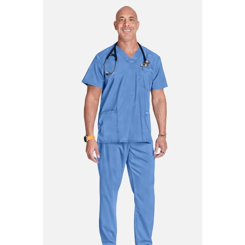 Tunique medicale stretch homme WWE670 Cherokee