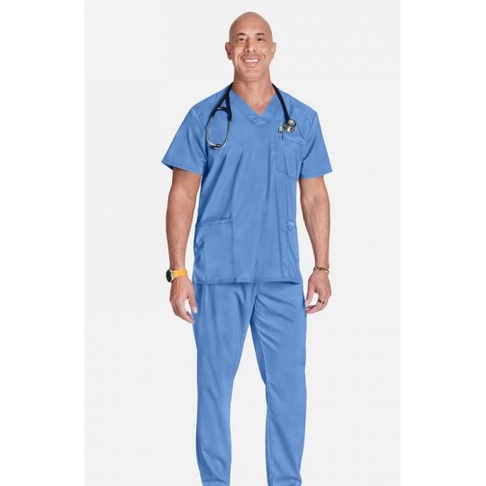 Tunique medicale stretch homme WWE670 Cherokee