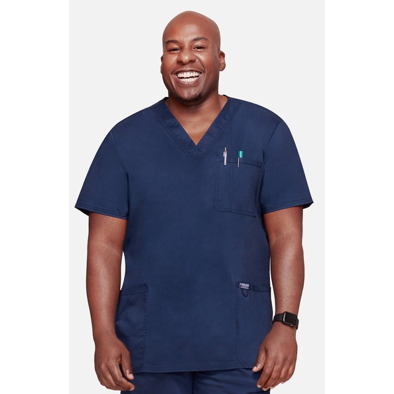 Tunique medicale stretch homme WWE670 Cherokee