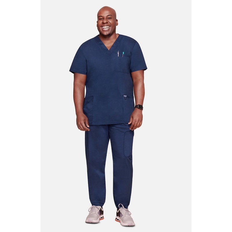 Tunique medicale stretch homme WWE670 Cherokee