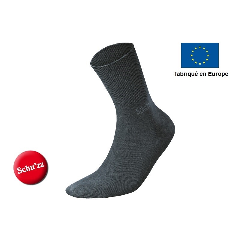 Chaussettes longues gris anthracite