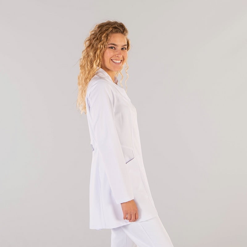 Blouse blanche col mao femme Priscila Gary's