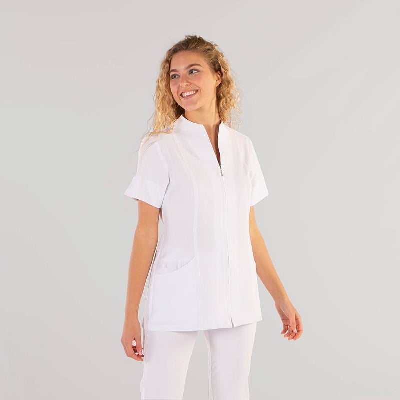 Blouse médicale avec zip microfibre 360 Yanira Gary's