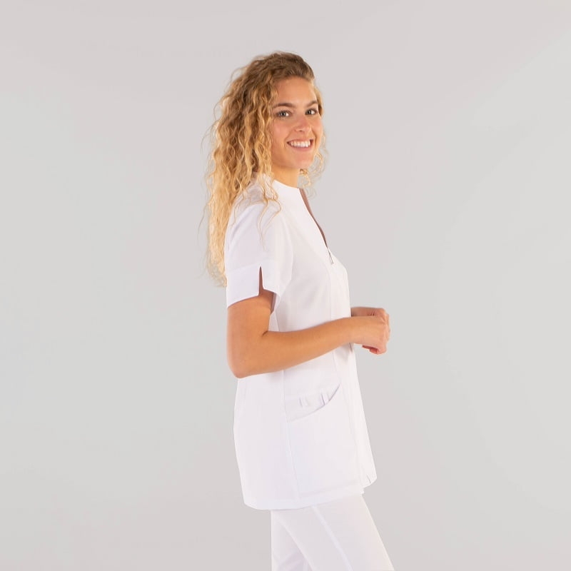 Blouse médicale avec zip microfibre 360 Yanira Gary's