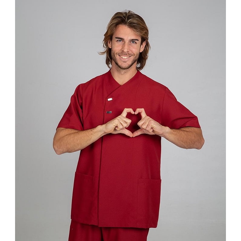Blouse fermeture asymétrique homme Hugo Gary's