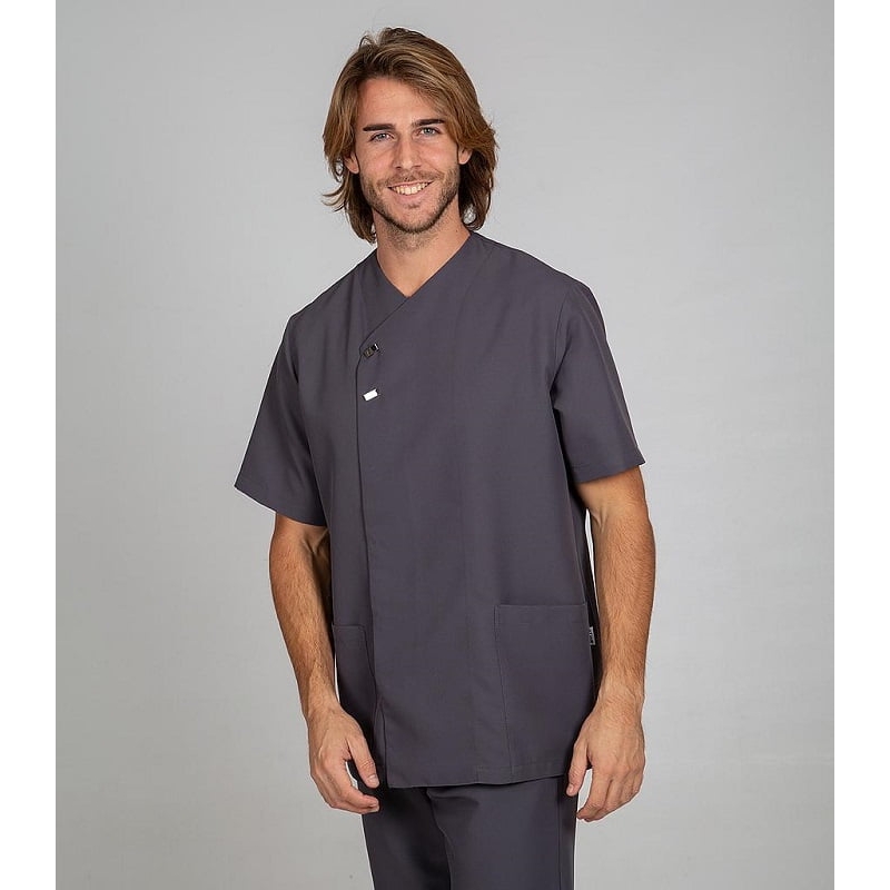 Blouse fermeture asymétrique homme Hugo Gary's