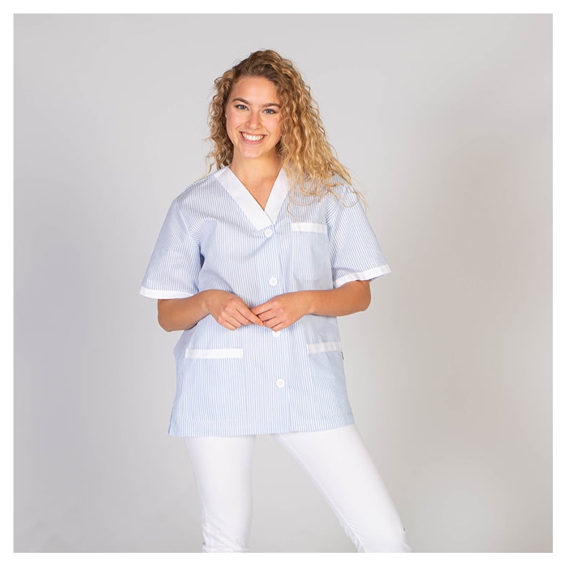Blouse médicale femme imprimés Vichy Gary's