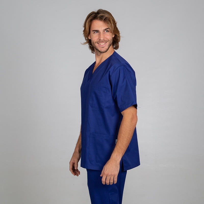 Casaque médicale unisexe sergé col v Gary's
