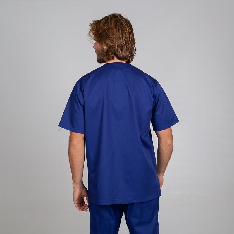 Casaque médicale unisexe sergé col v Gary's