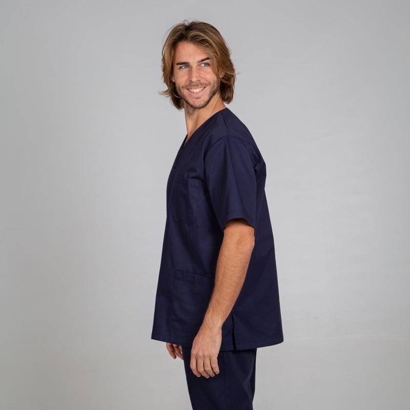 Casaque médicale unisexe sergé col v Gary's