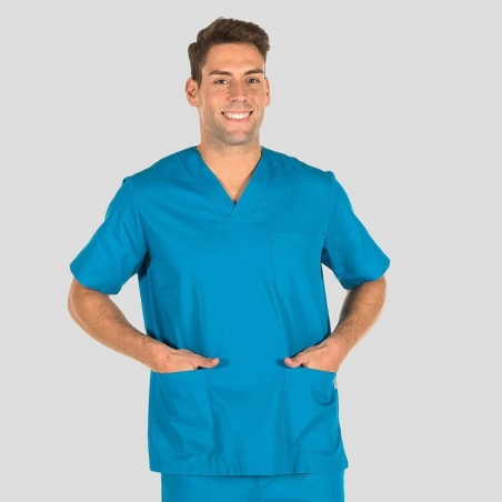 Casaque médicale unisexe sergé col v Gary's
