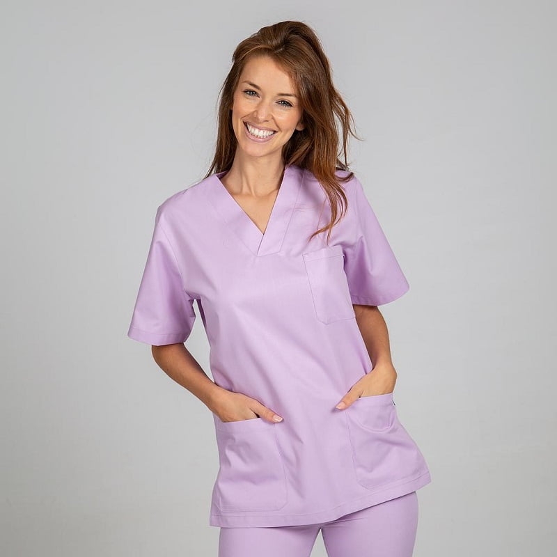 Casaque médicale unisexe sergé col v Gary's
