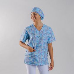 Tunique médicale unisexe motif dessins Agatha Gary's