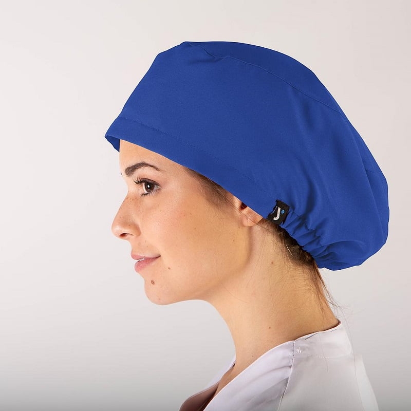 Calot médical uni avec élastique pour cheveux longs Gary's