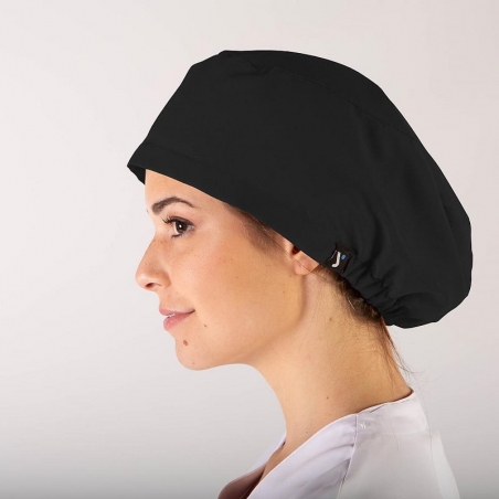 Calot médical uni avec élastique pour cheveux longs Gary's
