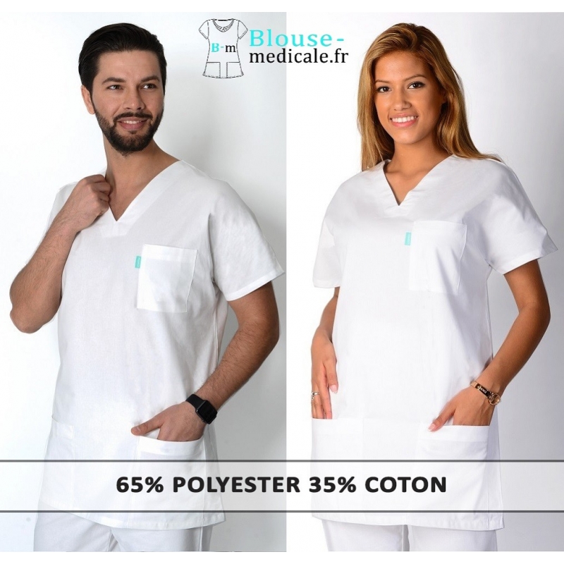 Tunique Medicale Unisexe Polycoton Lafont Alexine
