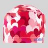 Calot chirurgien imprimé coeurs rouge Agatha Gary's