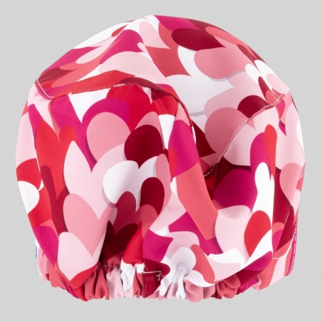 Calot chirurgien imprimé coeurs rouge Agatha Gary's