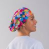 Calot médical motif coeurs multicolor Agatha Gary's