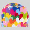 Calot médical motif coeurs multicolor Agatha Gary's
