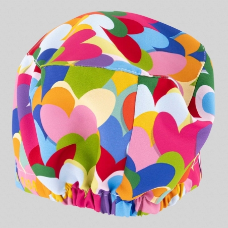 Calot médical motif coeurs multicolor Agatha Gary's