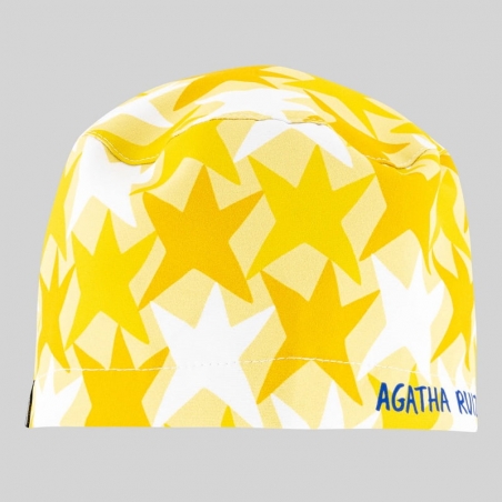 Calot infirmière imprimé étoiles jaune Agatha Gary's