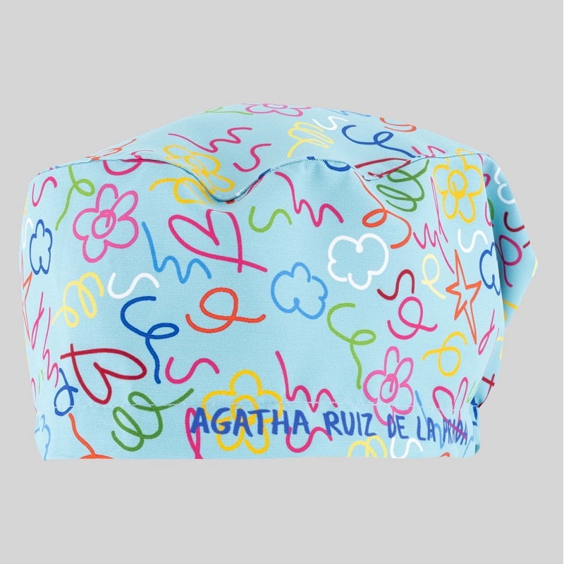 Calot médical motif dessins Agatha Gary's
