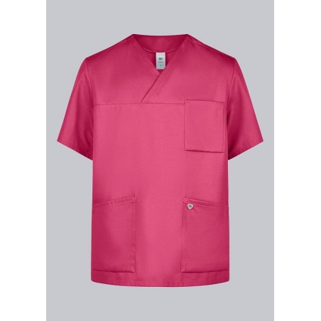Tunique médicale unisexe légère Framboise 1633 BP