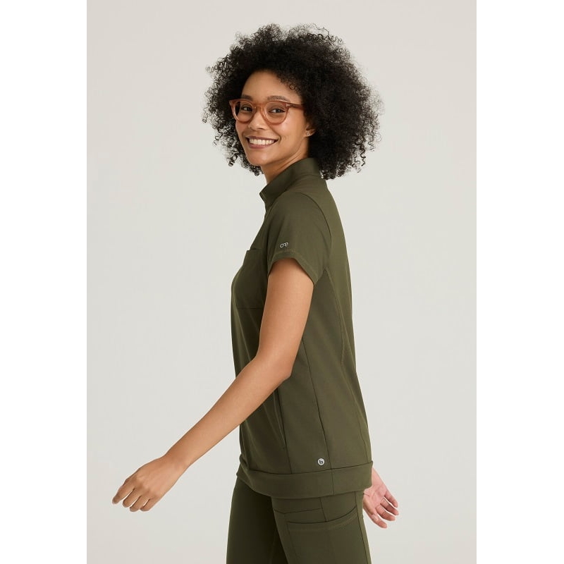 Tunique médicale stretch col zippé femme BOT270 Barco