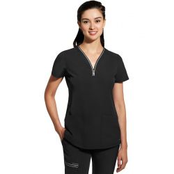 Tunique stretch femme col zippé Sonia Healing Hands