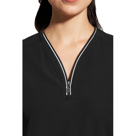 Tunique stretch femme col zippé Sonia Healing Hands