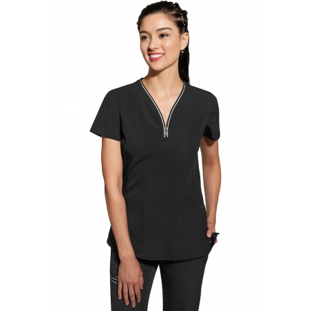 Tunique stretch femme col zippé Sonia Healing Hands