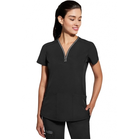 Tunique stretch femme col zippé Sonia Healing Hands