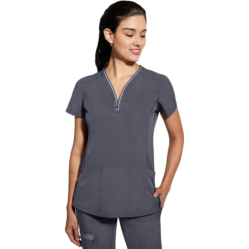Tunique stretch femme col zippé Sonia Healing Hands
