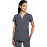 Tunique stretch femme col zippé Sonia Healing Hands