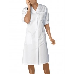 Blouse Médicale Col V Julie Blanc