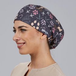 Calot professionnel élastiqué motifs pattes animaux Gary's