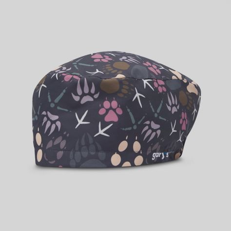 Calot professionnel élastiqué motifs pattes animaux Gary's